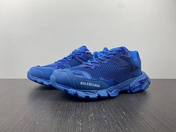 Balenciag three generations of mesh blue sapphire blue do the old 001