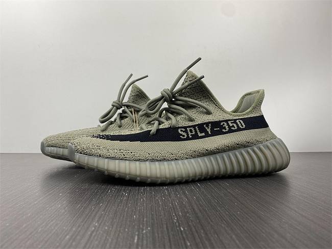 Adidas Yeezy 350 V2 Army Green Gray Black Coconut Tiger Version 31 Item ...