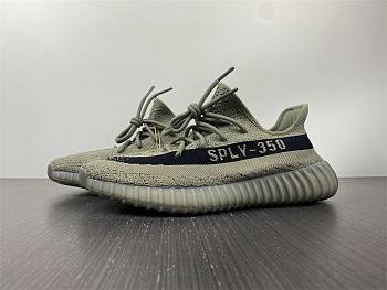 Adidas Yeezy 350 V2 Army Green Gray Black Coconut Tiger Version 31 Item No. HQ2059 