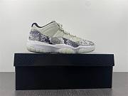 Air Jordan 11 Low White Snake Pattern Low Top CD6846-002 - 4