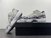 Air Jordan 11 Low White Snake Pattern Low Top CD6846-002 - 5
