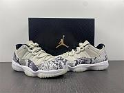 Air Jordan 11 Low White Snake Pattern Low Top CD6846-002 - 6