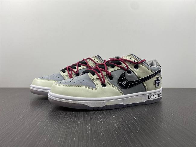 Nike SB Dunk Low low-top gray and black video game color joint three-dimensional button shoes DD1768-400 - 1