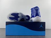 Air Jordan 11 generation Air Jordan dark blue patent leather head layer leather  AT7802 115 - 2