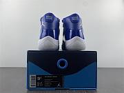 Air Jordan 11 generation Air Jordan dark blue patent leather head layer leather  AT7802 115 - 3