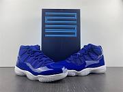 Air Jordan 11 generation Air Jordan dark blue patent leather head layer leather  AT7802 115 - 6