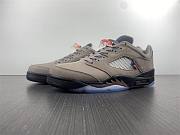51 Jordan 5th PSG-Air Jordan 5 Low Low Top Paris Brown Black Blue Orange No. DX6325-204 - 1