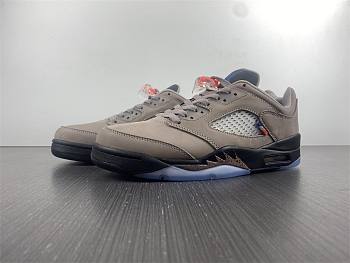51 Jordan 5th PSG-Air Jordan 5 Low Low Top Paris Brown Black Blue Orange No. DX6325-204