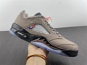 51 Jordan 5th PSG-Air Jordan 5 Low Low Top Paris Brown Black Blue Orange No. DX6325-204 - 4