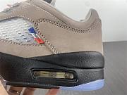 51 Jordan 5th PSG-Air Jordan 5 Low Low Top Paris Brown Black Blue Orange No. DX6325-204 - 3