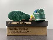 Nike Dunk Low Disrupt2 White and Green Double Hook Deconstructed Sneakers  DH4402-001 - 4