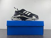 Adi + Paris Balenciaga joint 1.0 low eight-layer combination black and white gray 001 - 3