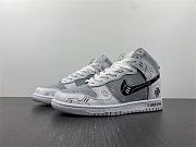 Nike SB Dunk High off-white high-top two-dimensional video game CZ8149-101 - 1