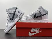 Nike SB Dunk High off-white high-top two-dimensional video game CZ8149-101 - 3