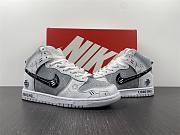 Nike SB Dunk High off-white high-top two-dimensional video game CZ8149-101 - 2