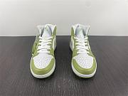 Air Jordan 1 Mid Green Python (Women's)  DV2959-113 - 2