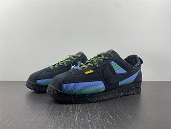 Nike New Union x Nk Cortez 50th Anniversary Forrest Gump Retro Splicing Joint Model Black Jade DR1413-001