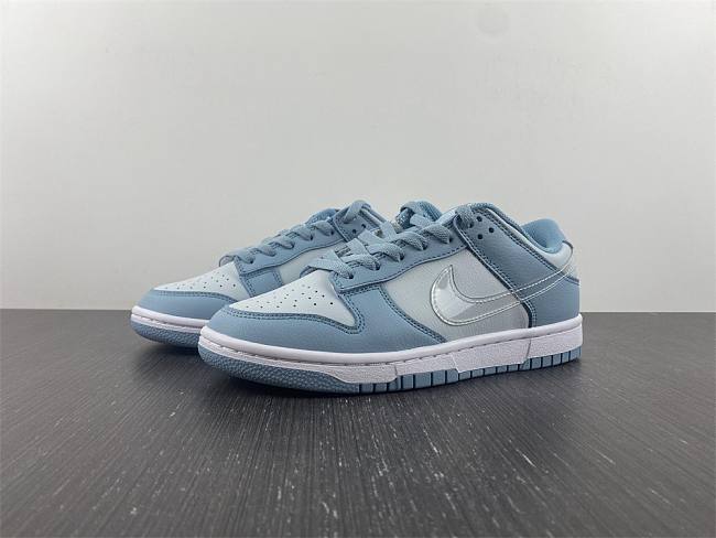 Nike Women's Shoes Dunk Low Jade Gray Transparent Hook Low Top Retro DH9765-401 - 1