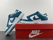 Nike W Dunk Low Ocean White and Green Crocodile Leather DV3029-100 - 3