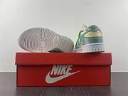 Nike Dunk Low Panda Prank Structure Green Pink Strawberry Cashew Flower DH9765-100  - 4