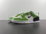 Nike Dunk Low Disrupt Low Top White Green Black Snake Color DV1491-101 - 1