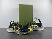 GUCCI new sneakers black fluorescent green 001 - 6