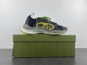 GUCCI new sneakers black fluorescent green 001 - 4