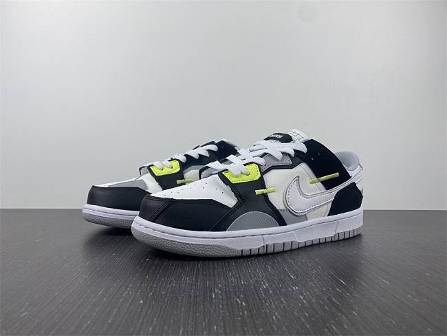 Nike Dunk Low Scrap Wolf Grey Light Lemon Twist DC9723-001 - 1