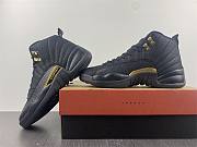 Air Jordan 12 Black Taxi New Black Gold Correct Material CT8013-071 - 5