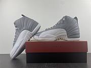 Air Jordan 12 STEALTH Off-White Pure Material  CT8013-015 - 5