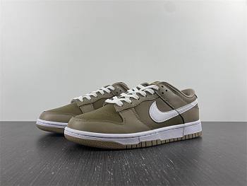 NIKE DUNK LOW RETRO brown and white hook color DJ6188-200