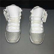 Air Jordan 11 Retro White Metallic Silver High (W) - AR0715-100 - 2