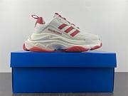 Adi + Paris Balenciaga Joint 1.0 Original Low Eight Layer Combination White Red 001 - 4