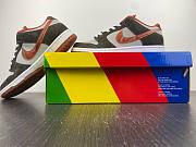 Nike Crushed Skate X Nike SB Dunk Low graffiti wall gray white orange buckle dh7782-001 - 6