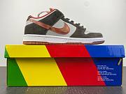 Nike Crushed Skate X Nike SB Dunk Low graffiti wall gray white orange buckle dh7782-001 - 5