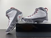 Air Jordan 9 White Gray Red True Standard T Item No. CT8019-162 - 5