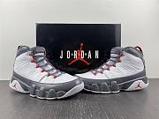 Air Jordan 9 White Gray Red True Standard T Item No. CT8019-162 - 6