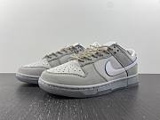 NIKE DUNK LOW 'WOLF GREY AND PURE PLATINUM' grey and white transparent bottom Item No. DX3722-001 - 1