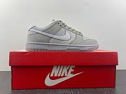 NIKE DUNK LOW 'WOLF GREY AND PURE PLATINUM' grey and white transparent bottom Item No. DX3722-001 - 4