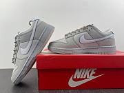 NIKE DUNK LOW 'WOLF GREY AND PURE PLATINUM' grey and white transparent bottom Item No. DX3722-001 - 3