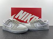 NIKE DUNK LOW 'WOLF GREY AND PURE PLATINUM' grey and white transparent bottom Item No. DX3722-001 - 2