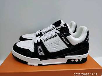 LV TRAINER SNEAKER BLACK JEANS 1A8WAX