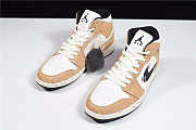 Air Jordan 1 Mid SE Brushstroke  DA8005-100 - 4