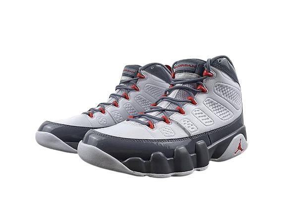 Air Jordan 9 White Gray Red True Standard T Item No. CT8019-162 - 1