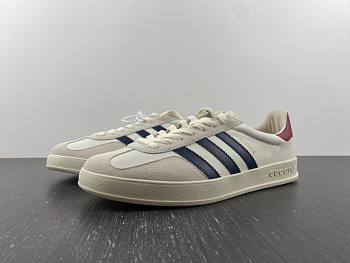 GU*CCI X GAZELLE SHOES DARK CLOUD WHITE