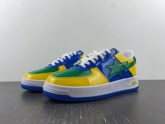 Bape Sta Patent Leather (Green) 0ZXSHM191004J - 1