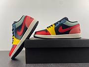  Air Jordan 1 Low SE Black Multi-Color (W) DN3739-060 - 2