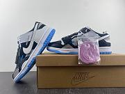  Nike Dunk Low Scrap Black Neutral Grey University Blue White DN5381-001 - 5