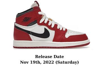 Jordan 1 Retro High OG Chicago Lost And Found (PS)  FD1412-612