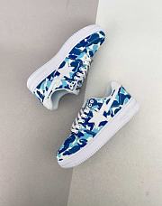 A Bathing Ape Bape Sta Low ABC Camo 20th Anniversary Blue 1G30191001 - 1